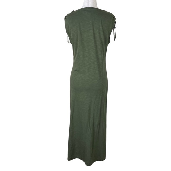 Chicos Olive Shoulder Tie Midi Dress - Picture 5 of 13